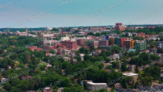 Above the hill, Collegetown